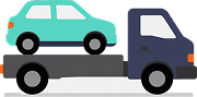 We collect your car illustration We collect your car illustration